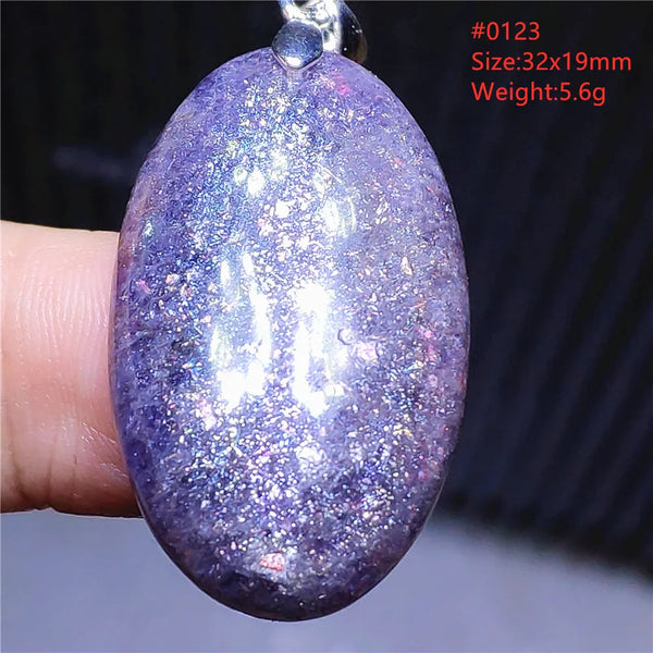 Blue Blood Red Lolite Pendant-ToShay.org