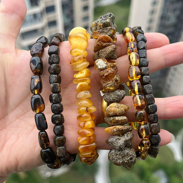 Yellow Amber Bracelets-ToShay.org