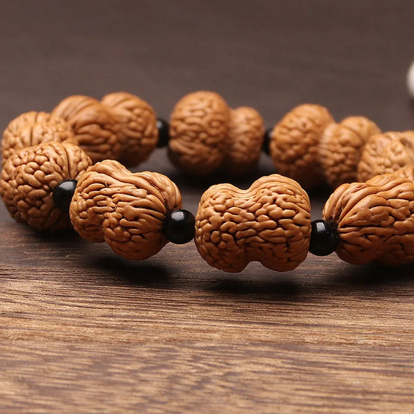 Wood Peach Pit Bracelet-ToShay.org