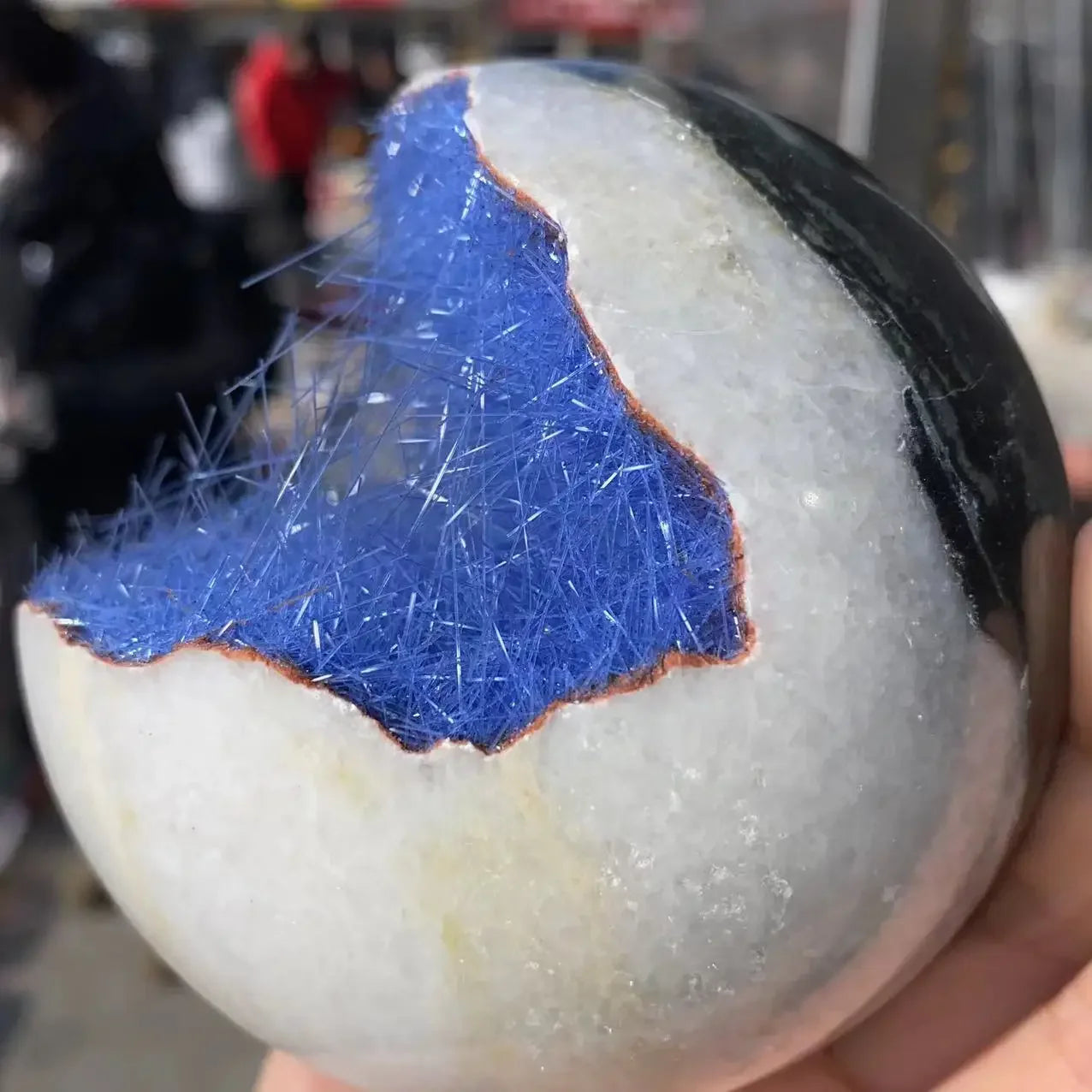 Blue Hair Goethite Crystal-ToShay.org