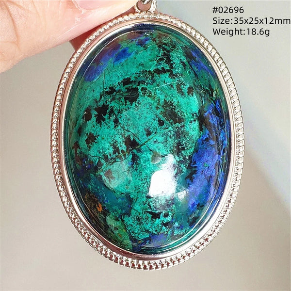 Blue Azurite Pendant-ToShay.org