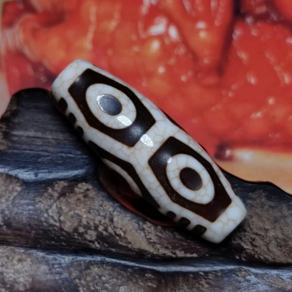 Tibetan Eyes Agate DZI Beads-ToShay.org