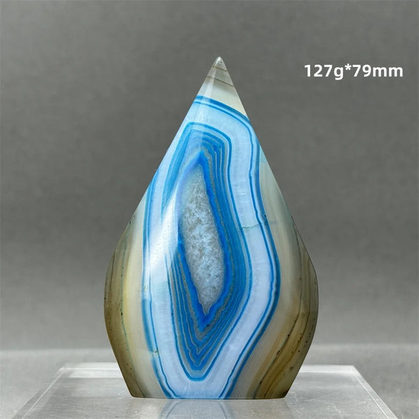 Blue Agate Torch-ToShay.org