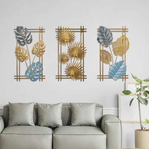 Gold Leaf Iron Wall Art-ToShay.org
