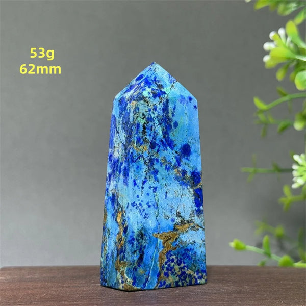 Blue Azurite Wand-ToShay.org