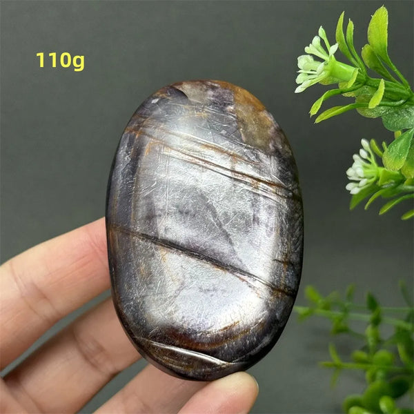 Purple Lepidolite Palm Stone-ToShay.org