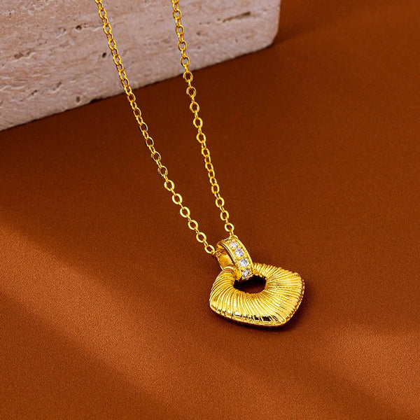 Gold Brushed Pendant-ToShay.org