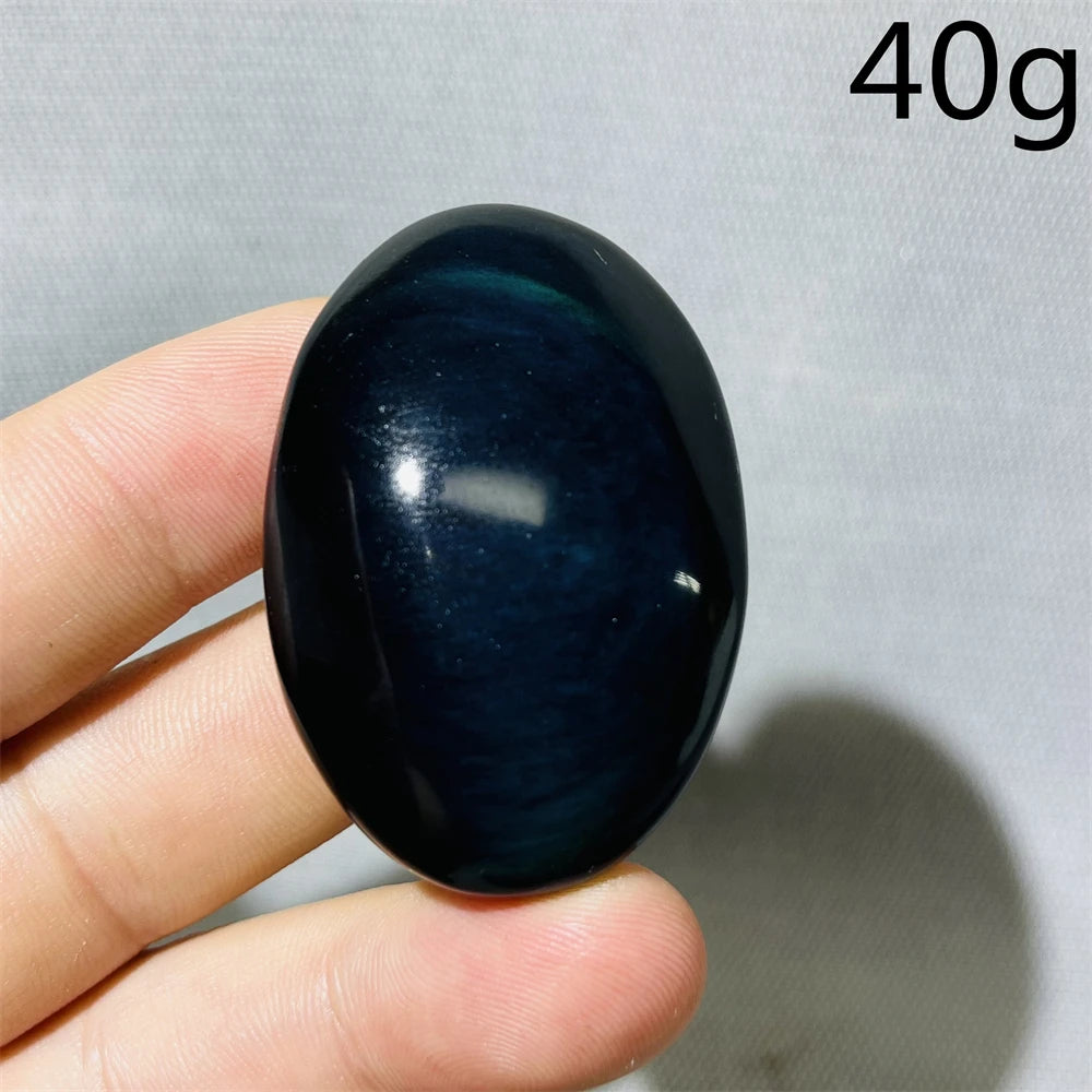 Rainbow Obsidian Palmstone-ToShay.org