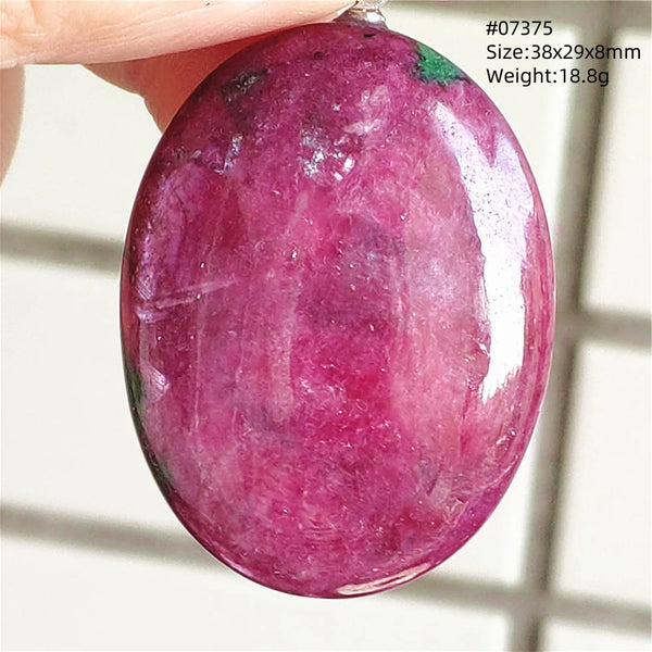 Red Ruby Zoisite Pendant-ToShay.org