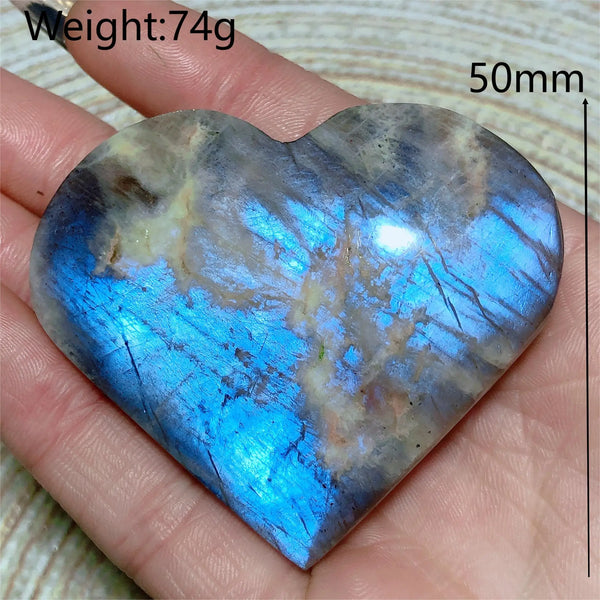 Blue Rainbow Moonstone Hearts-ToShay.org