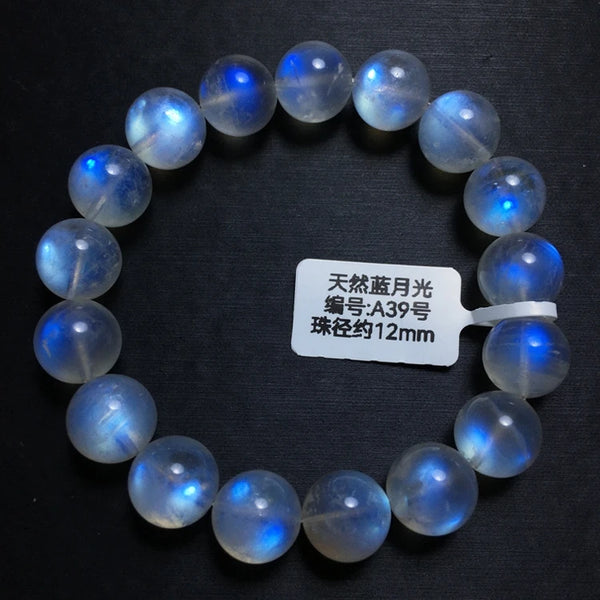 Blue Light Moonstone Bracelet-ToShay.org