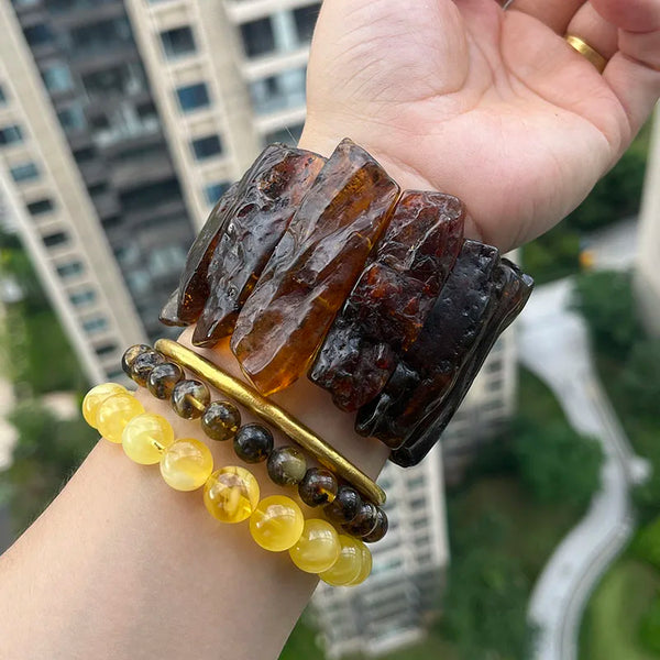Yellow Amber Bracelet-ToShay.org