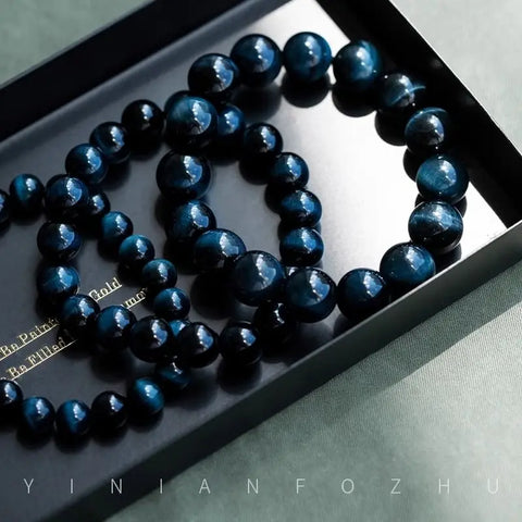 Blue Tigers Eye Bracelet-ToShay.org