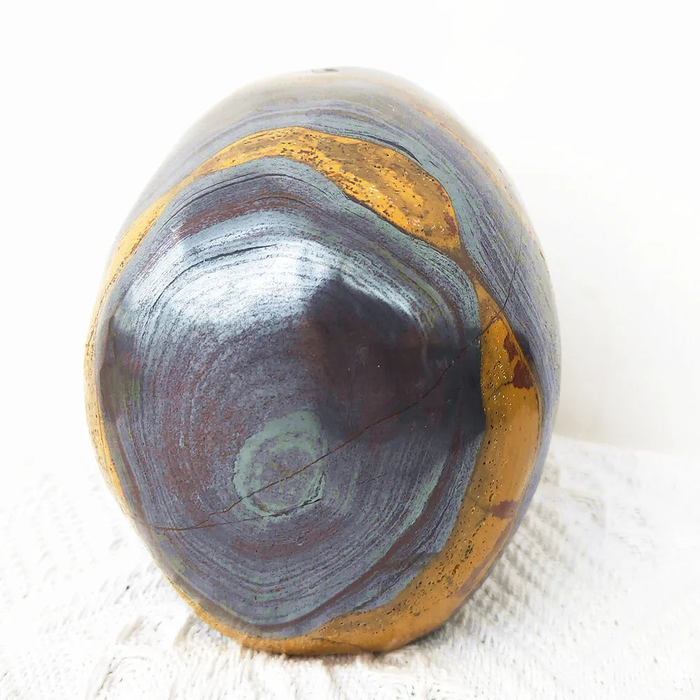 Yellow Tiger Eye Skull-ToShay.org