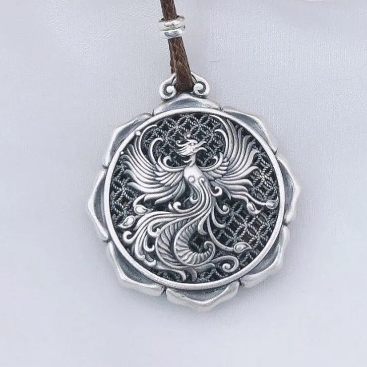 Silver Phoenix Pendant-ToShay.org