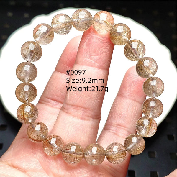 Silver Rutilated Quartz Bracelet-ToShay.org