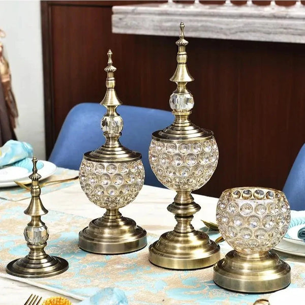 Crystal Glass Storage Jar-ToShay.org