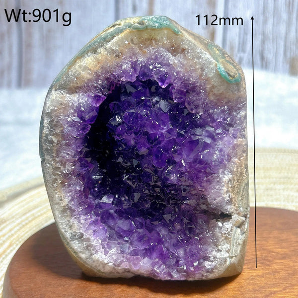 Purple Amethyst Cluster Geode-ToShay.org