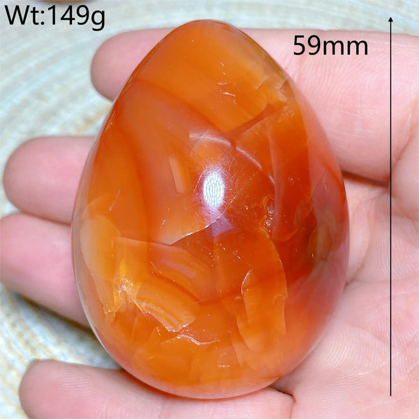 Orange Carnelian Egg-ToShay.org