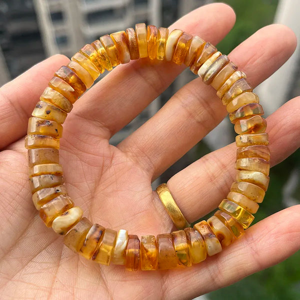 Yellow Amber Bracelet-ToShay.org