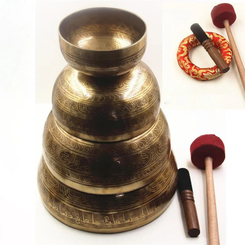 Tibetan Brass Singing Bowls-ToShay.org