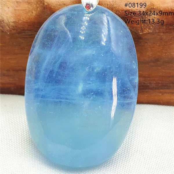 Blue Aquamarine Pendant-ToShay.org
