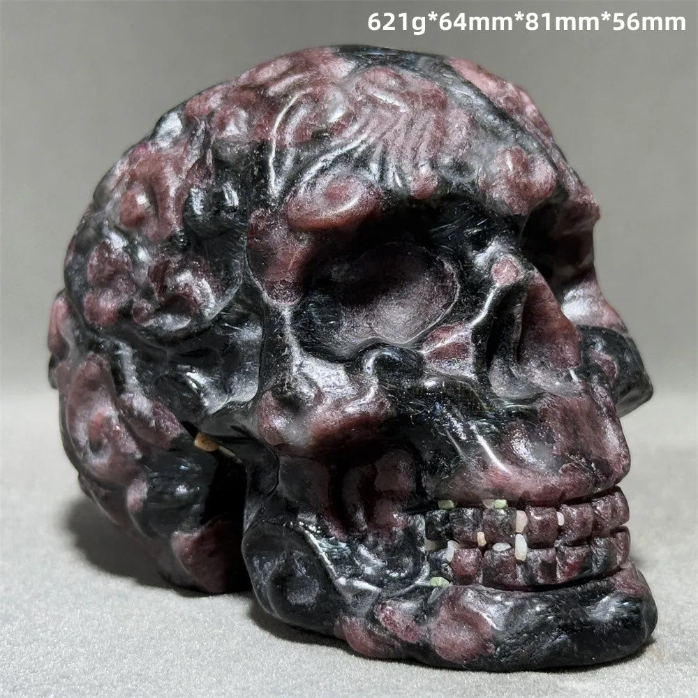 Red Garnet Symbiotic Skull-ToShay.org