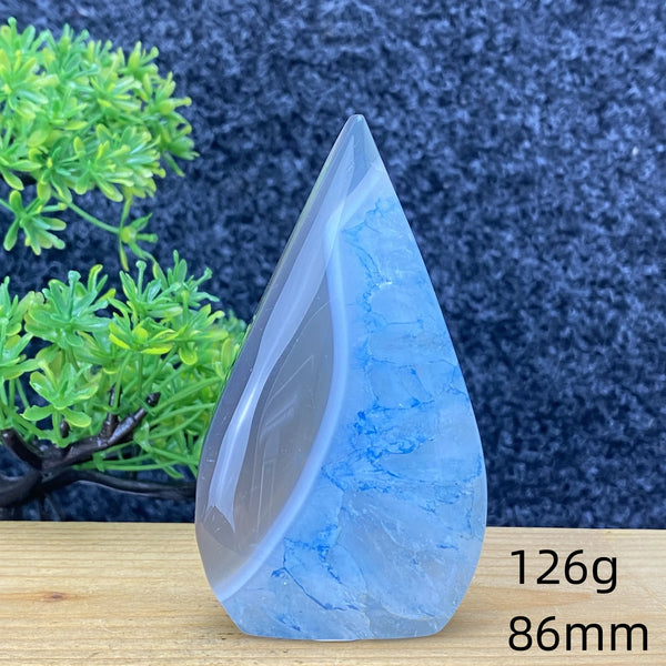 Blue Agate Torch-ToShay.org