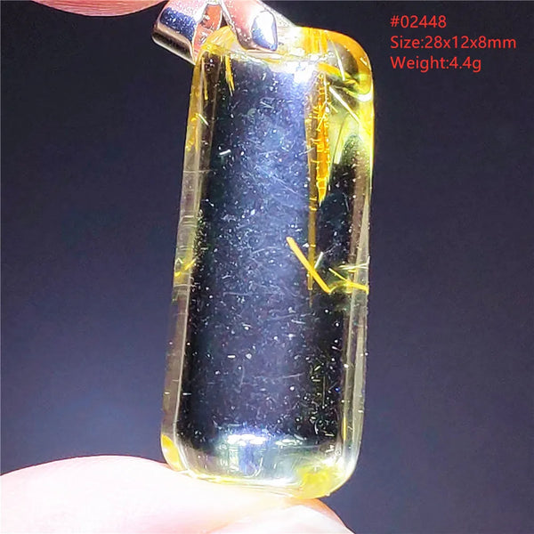 Yellow Rutilated Quartz Pendant-ToShay.org