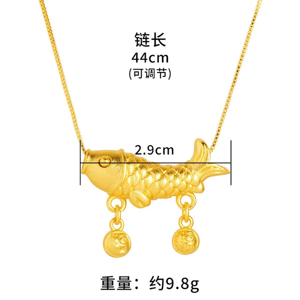 Gold Fish Pendant-ToShay.org