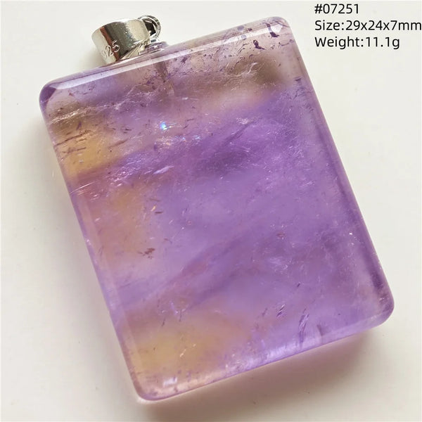 Purple Yellow Ametrine Pendant-ToShay.org