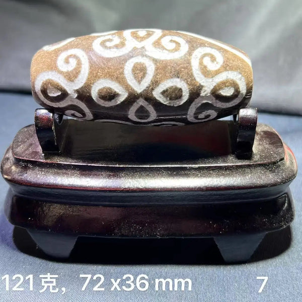 Tibetan Eye Agate Dzi Bead-ToShay.org