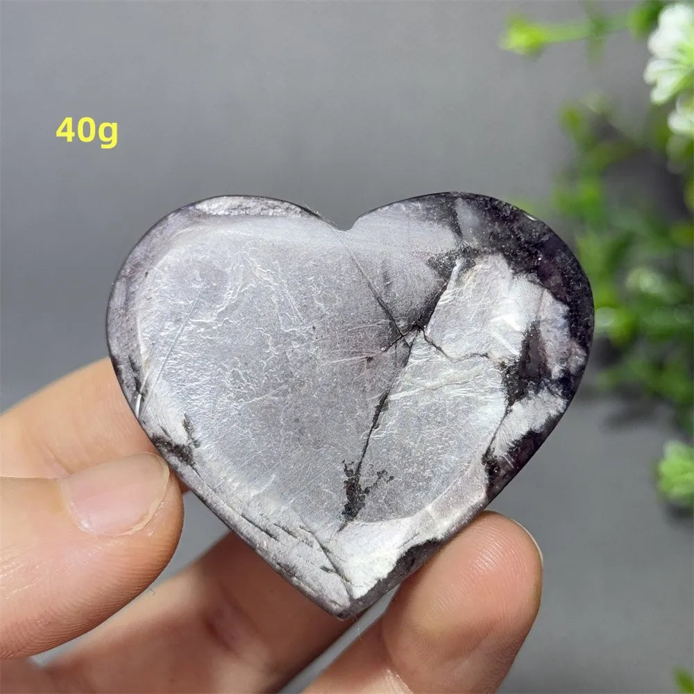 Purple Lithium Mica Heart-ToShay.org