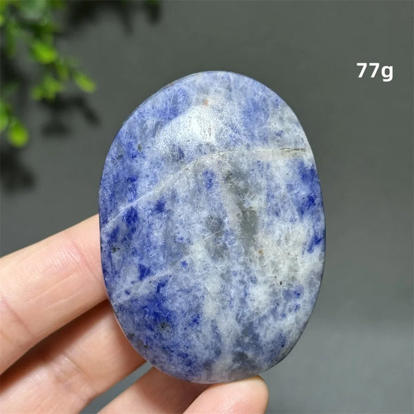Blue Sodalite Palm Stone-ToShay.org
