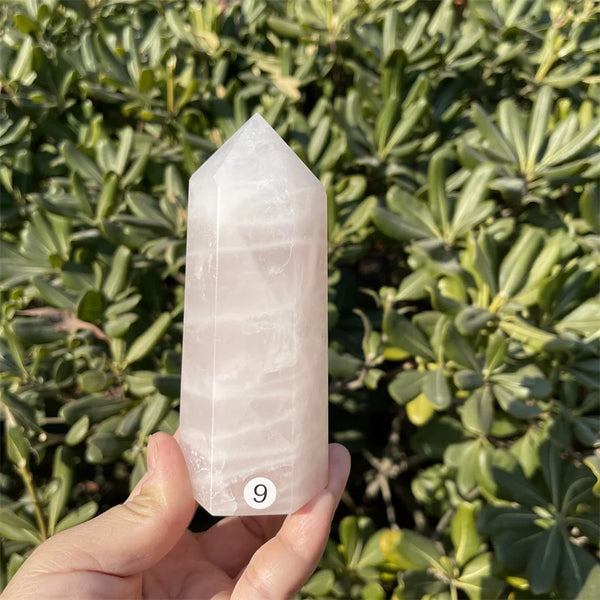 Pink Rose Quartz Point-ToShay.org