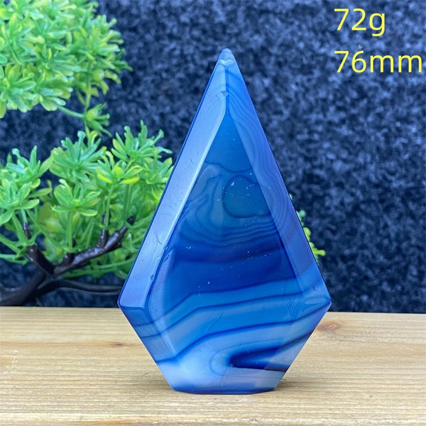 Blue Agate Torch-ToShay.org