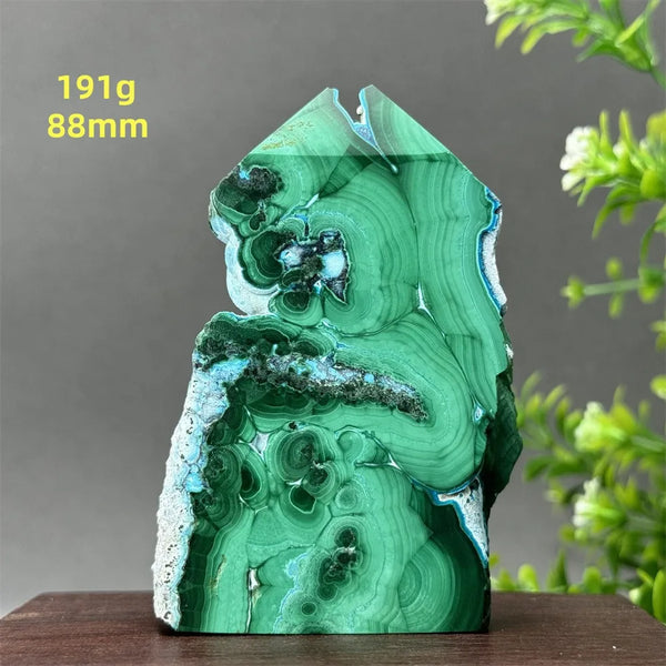 Blue Chrysocolla Tower Stone-ToShay.org
