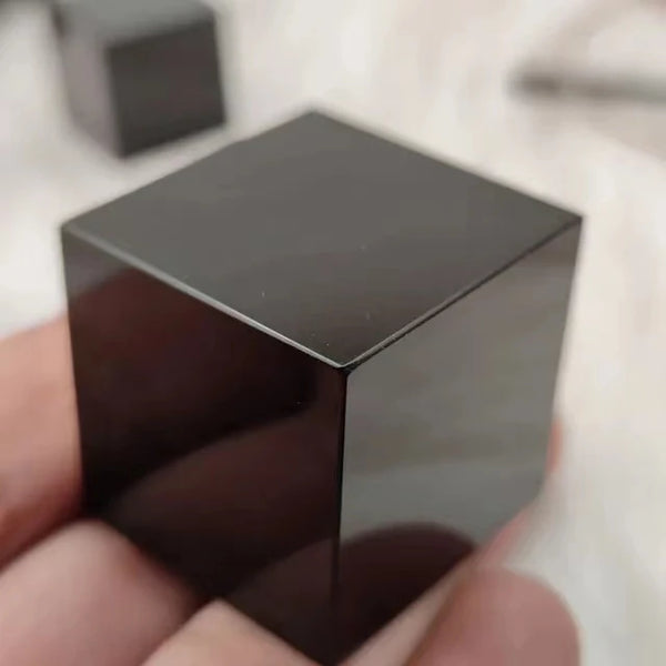 Black Obsidian Crystal Cube-ToShay.org