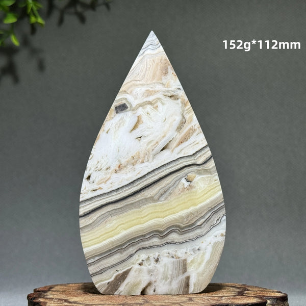 Grey Stripe Agate Torch-ToShay.org