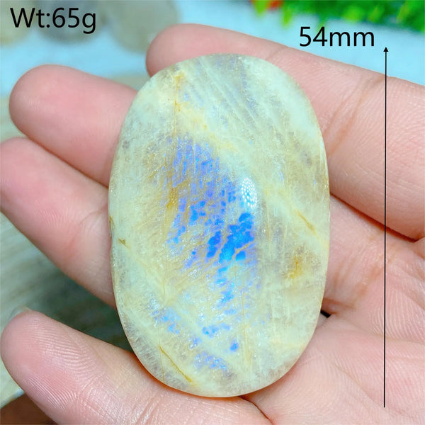 Blue Moonstone Palm Stones-ToShay.org