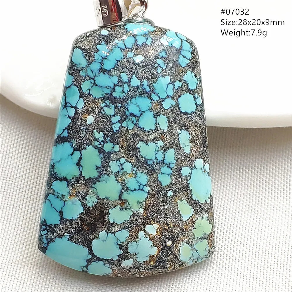 Blue Turquoise Pendant-ToShay.org