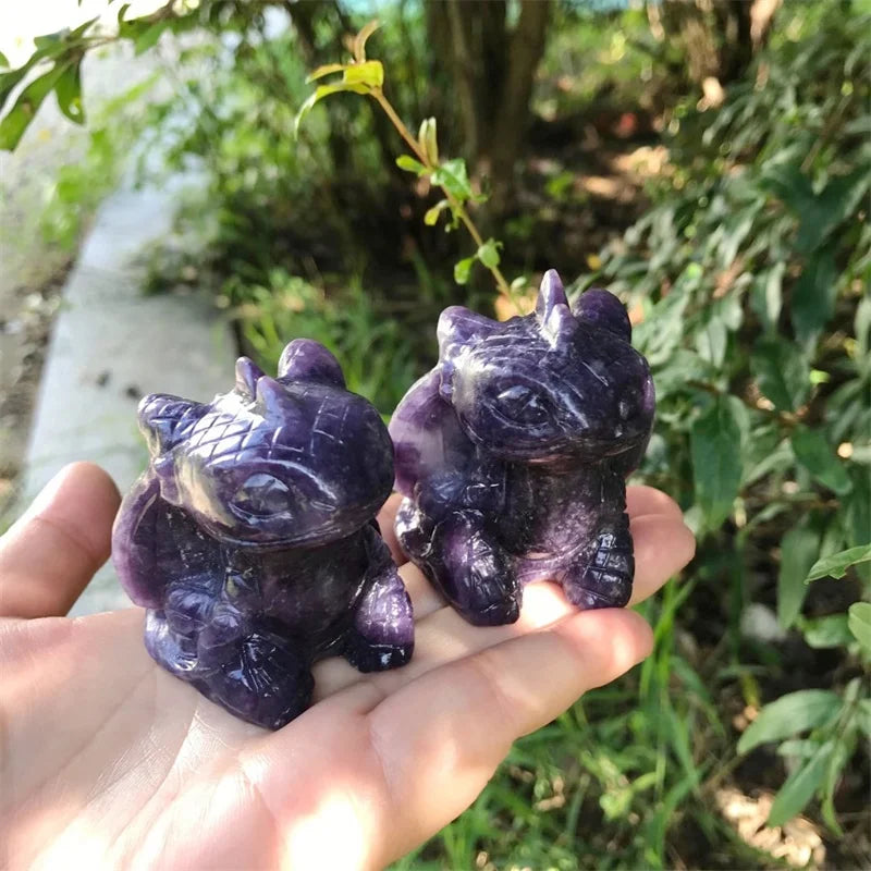 Purple Lepidolite Dragon-ToShay.org