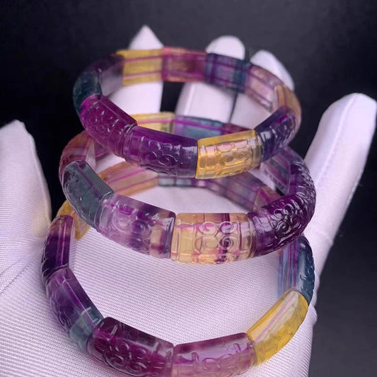 Purple Fluorite Bracelet-ToShay.org