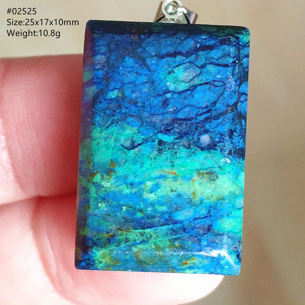 Blue Azulite Pendant-ToShay.org