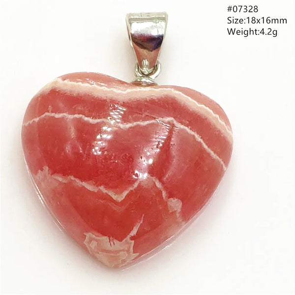 Red Rhodochrosite Pendant-ToShay.org