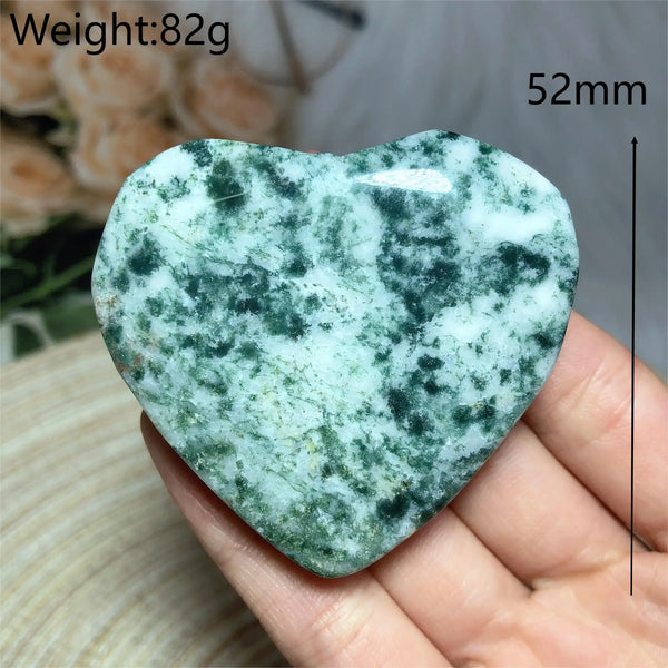 Green Moss Agate Heart-ToShay.org