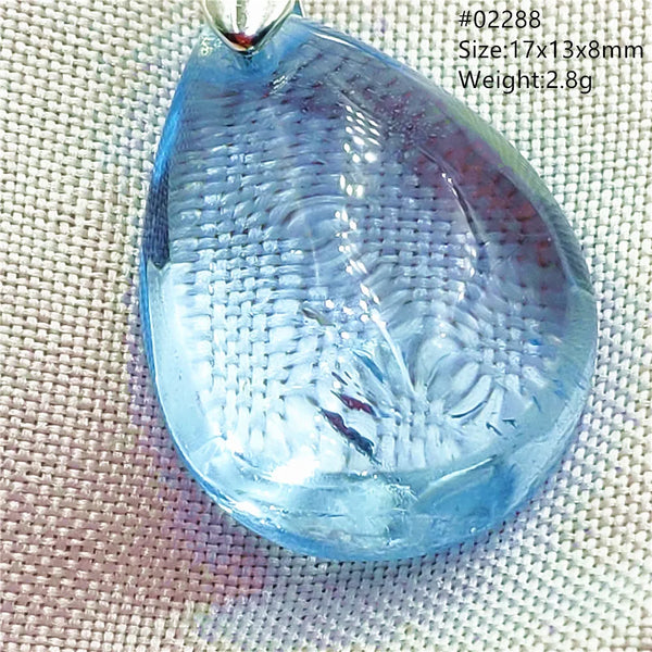 Blue Topaz Crystal Pendant-ToShay.org