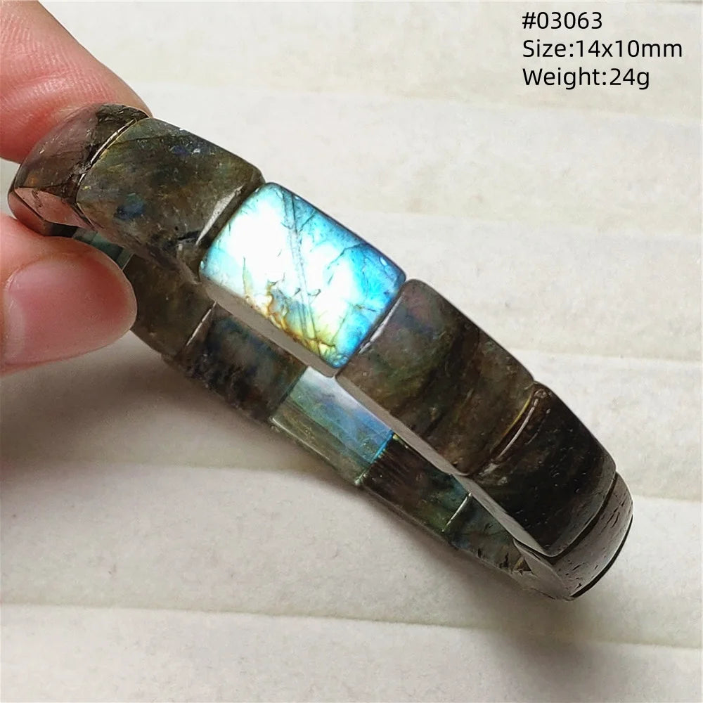 Blue Labradorite Bracelet-ToShay.org