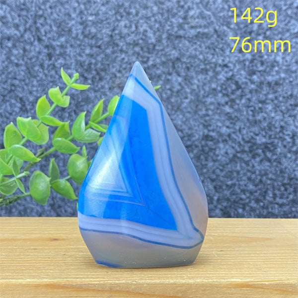 Blue Lace Agate Torch-ToShay.org