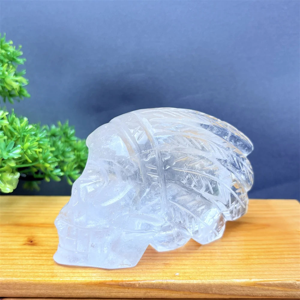 White Quartz Crystal Skull-ToShay.org